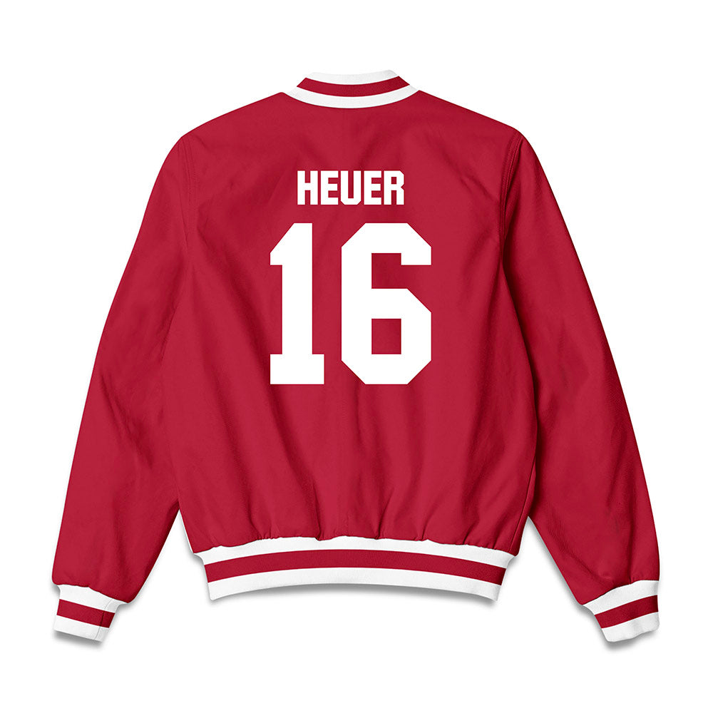 Indiana - NCAA Men's Soccer : Charlie Heuer - Bomber Jacket-1