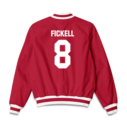 Indiana - NCAA Women's Volleyball : Luca Fickell - Bomber Jacket-1