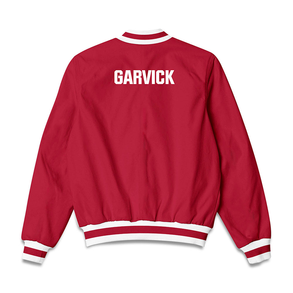 Indiana - NCAA Wrestling : Ryan Garvick - Bomber Jacket-1