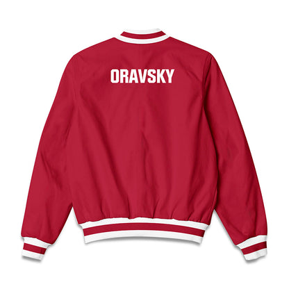 Indiana - NCAA Women's Swimming & Diving : Laila Oravsky - Bomber Jacket-1