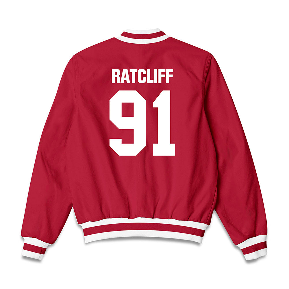 Indiana - NCAA Football : Dominique Ratcliff - Bomber Jacket-1