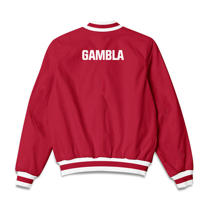 Indiana - NCAA Women's Rowing : Madeline Gambla - Bomber Jacket-1