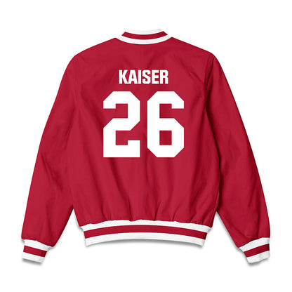 Indiana - NCAA Football : Cade Kaiser - Bomber Jacket-1