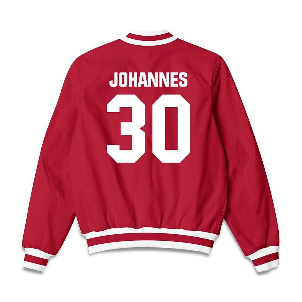 Indiana - NCAA Women's Soccer : Ellie Johannes - Bomber Jacket-1