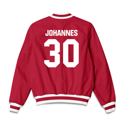 Indiana - NCAA Women's Soccer : Ellie Johannes - Bomber Jacket-1