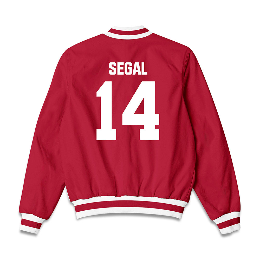 Indiana - NCAA Women's Volleyball : Emma Segal - Bomber Jacket-1