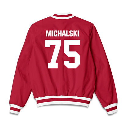 Indiana - NCAA Football : Zenuae Michalski - Bomber Jacket-1