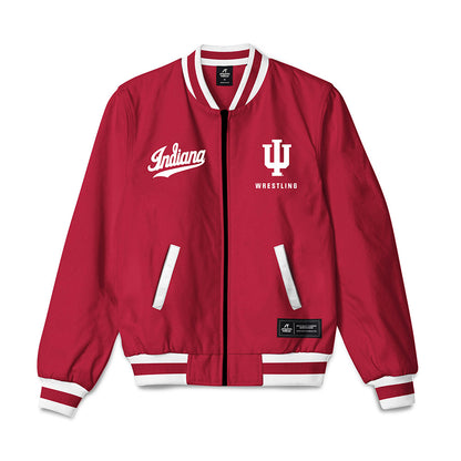 Indiana - NCAA Wrestling : Christopher Crawford - Bomber Jacket-0