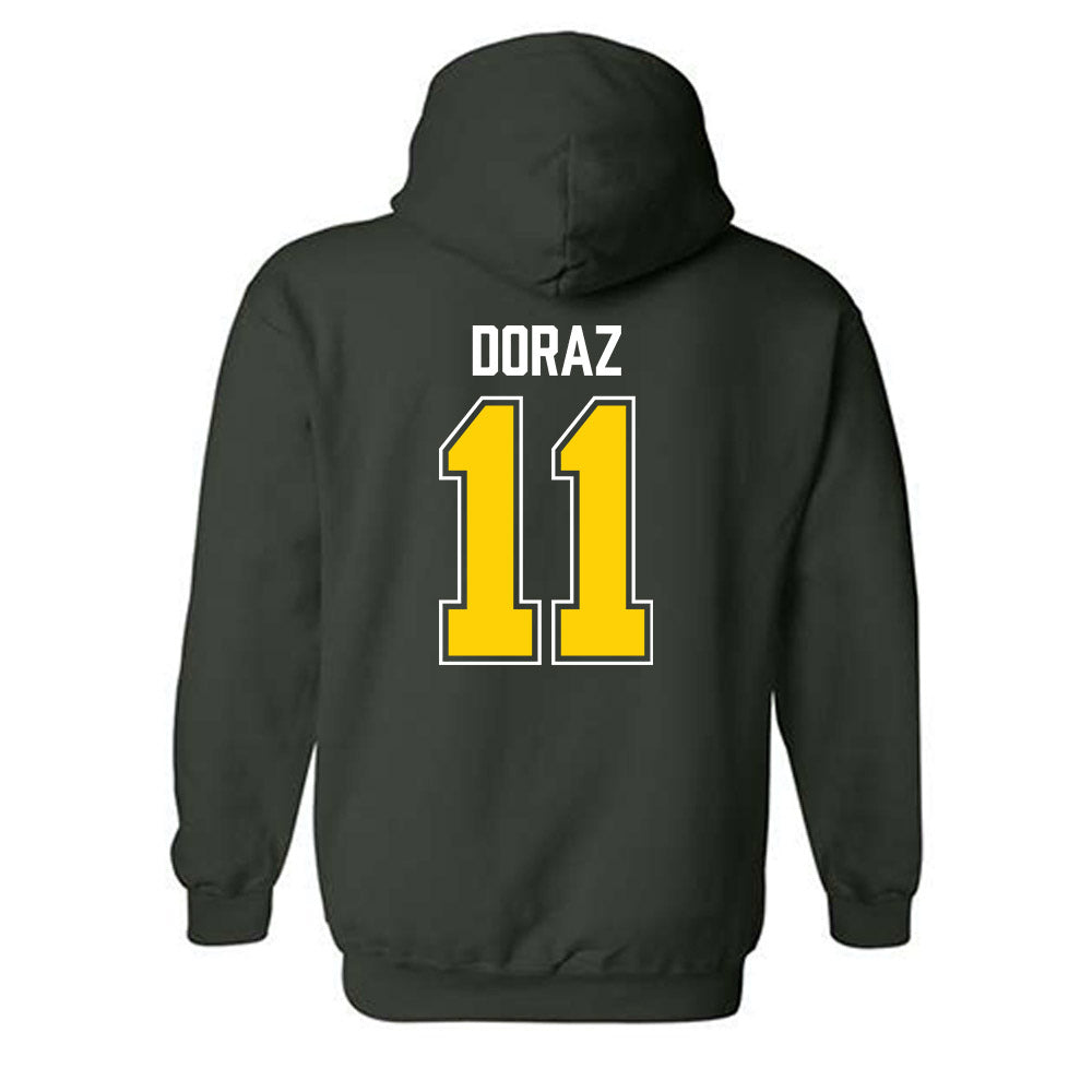 UVM - NCAA Women's Lacrosse : Lydia Doraz - Classic Shersey Hooded Sweatshirt-1