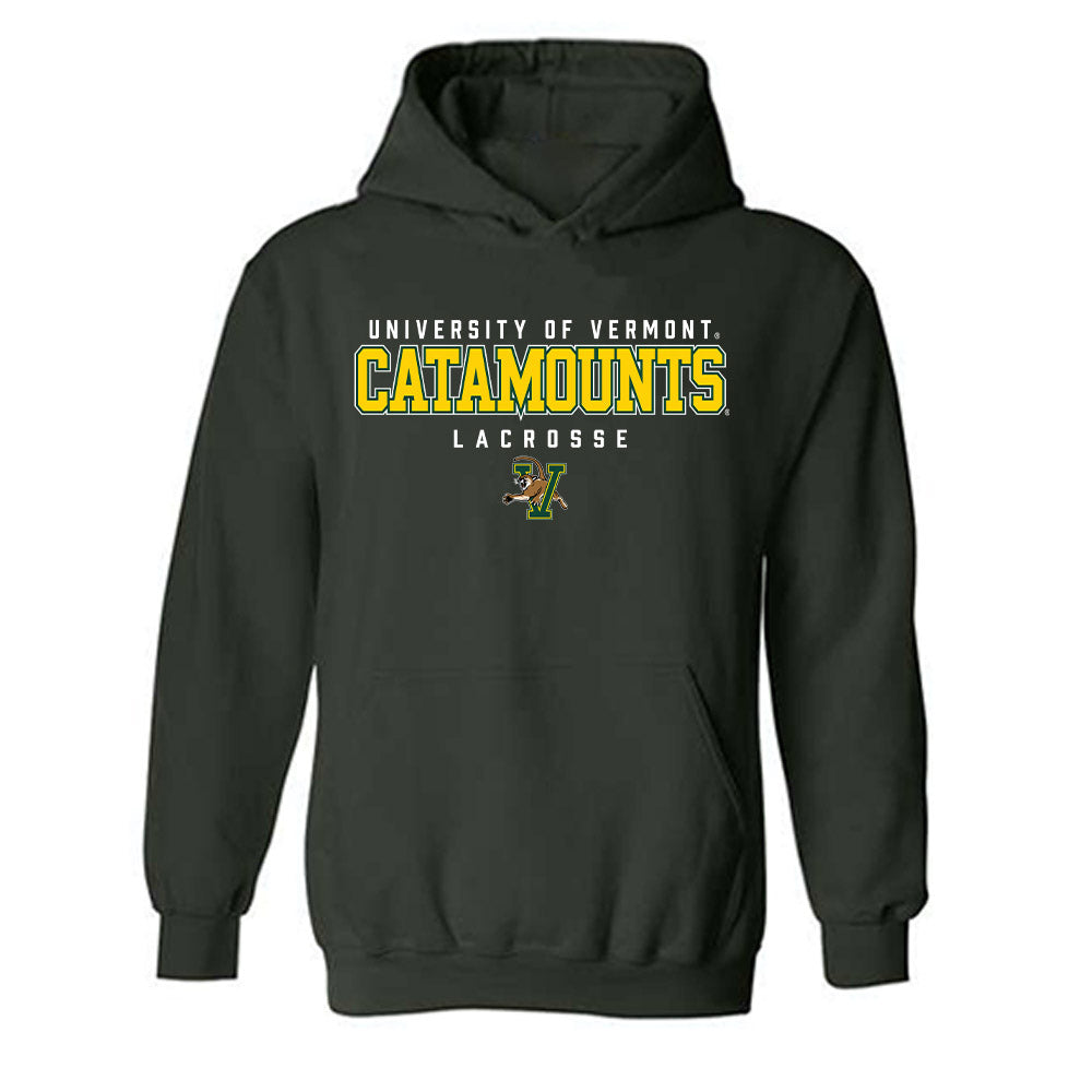 UVM - NCAA Men's Lacrosse : Jack Read - Classic Shersey Hooded Sweatshirt-0
