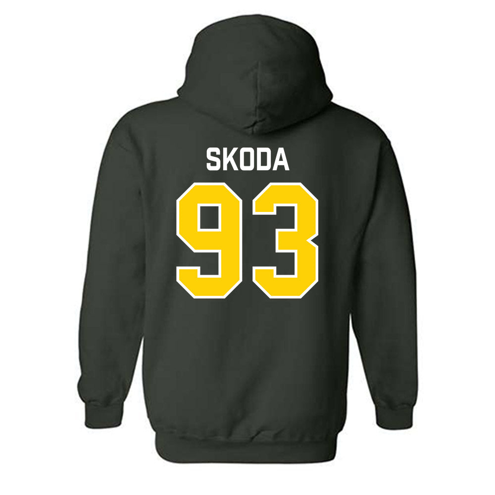 UVM - NCAA Women's Ice Hockey : Morgann Skoda - Classic Shersey Hooded Sweatshirt-1