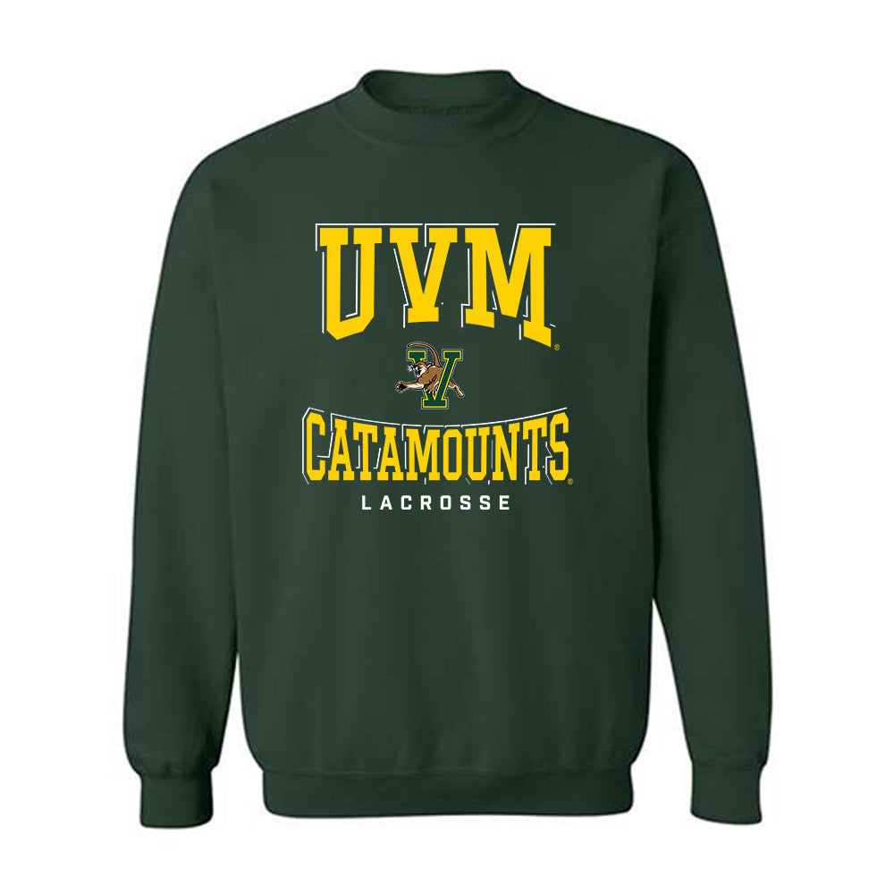 UVM - NCAA Men's Lacrosse : John Thomas - Classic Shersey Crewneck Sweatshirt-0