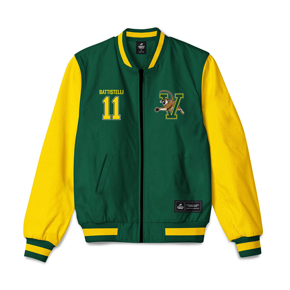 UVM - NCAA Women's Field Hockey : Alicia Battistelli - Bomber Jacket-0
