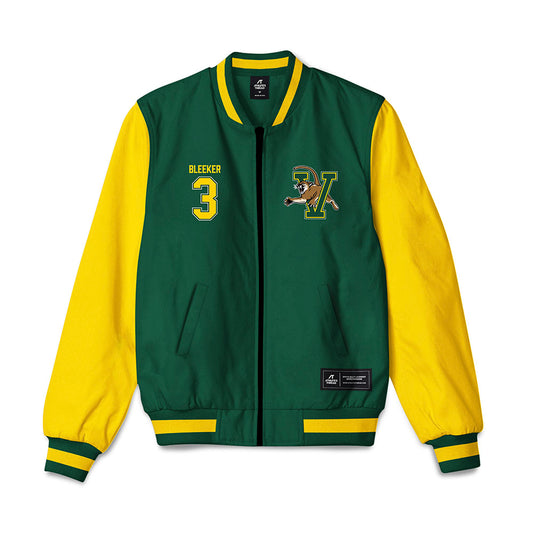 UVM - NCAA Men's Soccer : Mike Bleeker - Bomber Jacket-0