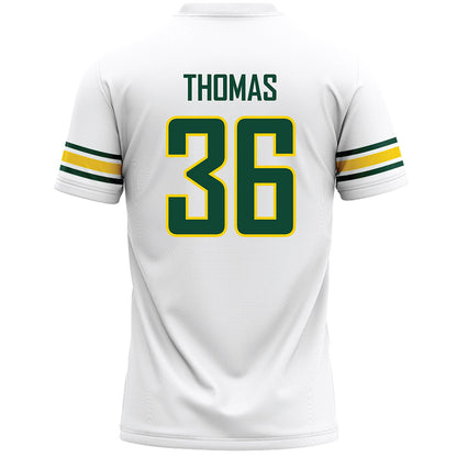 UVM - NCAA Men's Lacrosse : John Thomas - White Lacrosse Jersey -1
