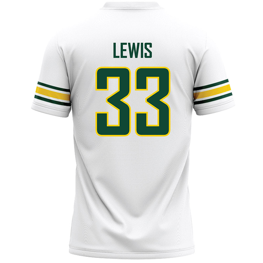 UVM - NCAA Men's Lacrosse : Hudson Lewis - White Lacrosse Jersey -1