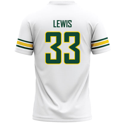 UVM - NCAA Men's Lacrosse : Hudson Lewis - White Lacrosse Jersey -1