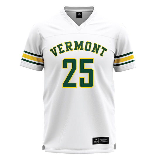 UVM - NCAA Men's Lacrosse : Neel Shenoy - White Lacrosse Jersey -0