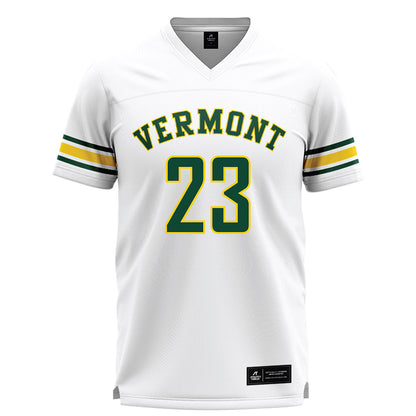 UVM - NCAA Men's Lacrosse : Tristan Whitaker - White Lacrosse Jersey -0