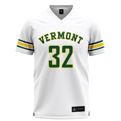 UVM - NCAA Men's Lacrosse : Nathan Palumbo - White Lacrosse Jersey -0