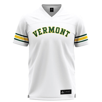 UVM - NCAA Men's Lacrosse : Charles Cochran - White Lacrosse Jersey -0