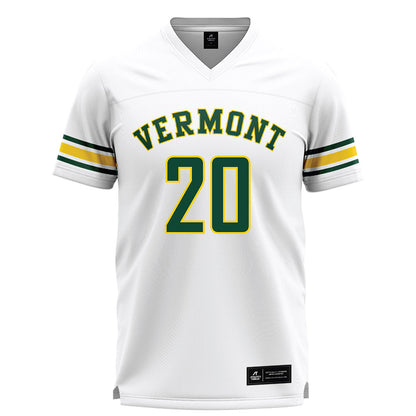 UVM - NCAA Men's Lacrosse : Jack Read - White Lacrosse Jersey -0