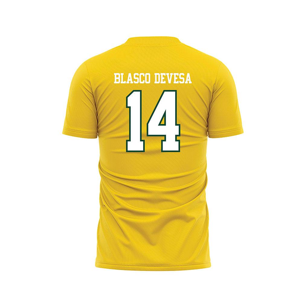 UVM - NCAA Men's Soccer : Marcos Blasco Devesa - Gold Soccer Jersey-1