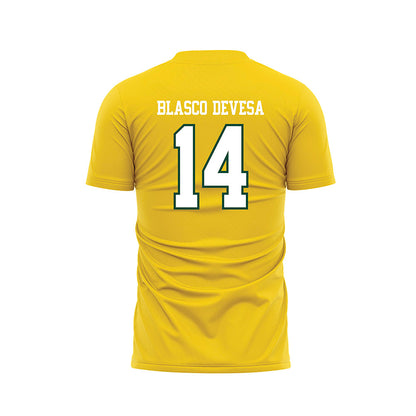 UVM - NCAA Men's Soccer : Marcos Blasco Devesa - Gold Soccer Jersey-1