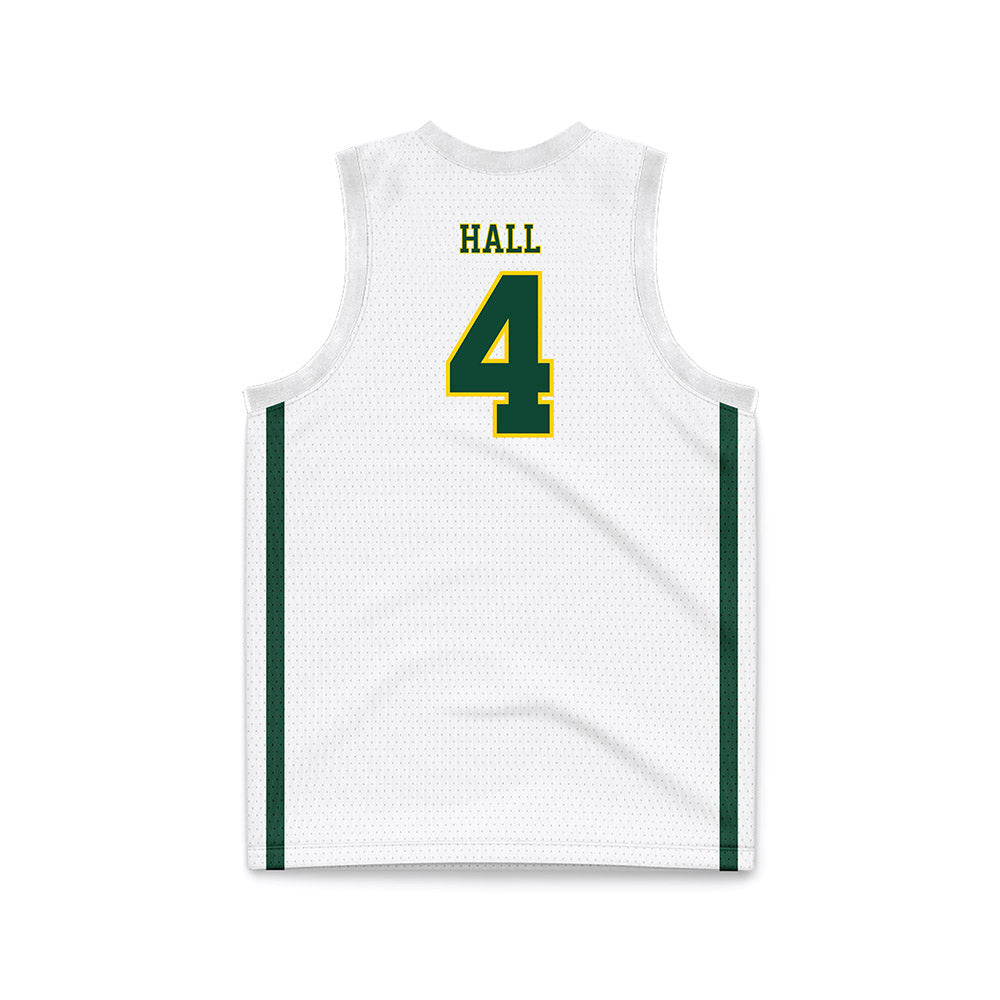 UVM - NCAA Women's Basketball : Madison Hall - White Basketball Jersey-1