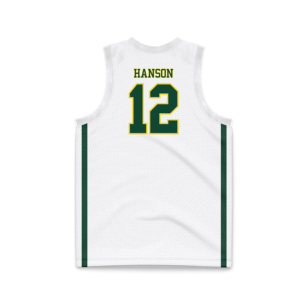UVM - NCAA Women's Basketball : Keira Hanson - White Basketball Jersey-1