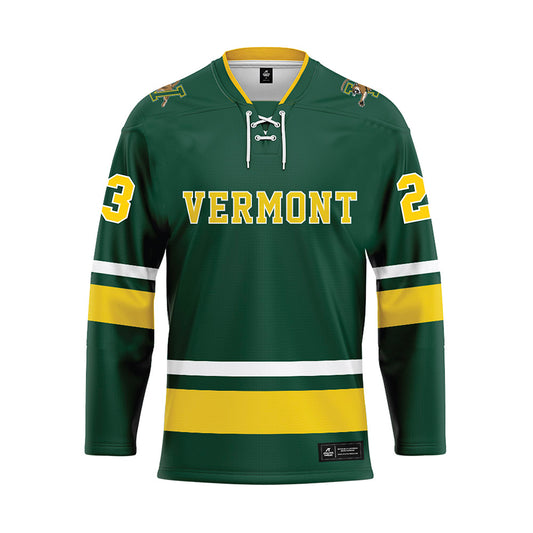 UVM - NCAA Women's Ice Hockey : Ezra Oien - Hockey Jersey-0
