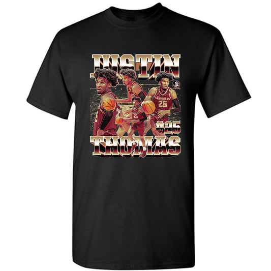 FSU - NCAA Men's Basketball : Justin Thomas - T-Shirt-0