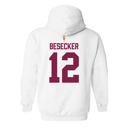 Arizona State - NCAA Beach Volleyball : Arden Besecker - Hooded Sweatshirt-1