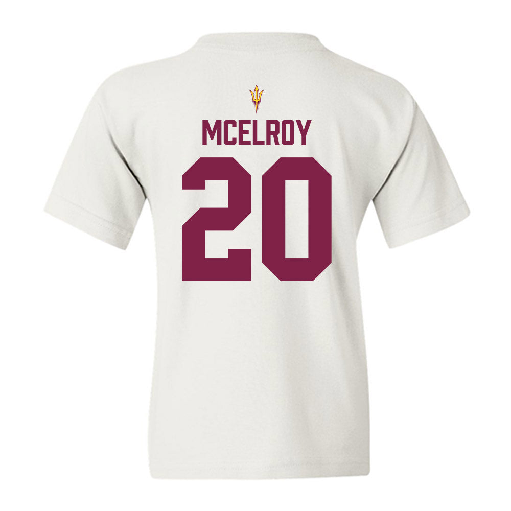 Arizona State - NCAA Beach Volleyball : Olivia McElroy - Youth T-Shirt-1