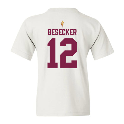 Arizona State - NCAA Beach Volleyball : Arden Besecker - Youth T-Shirt-1