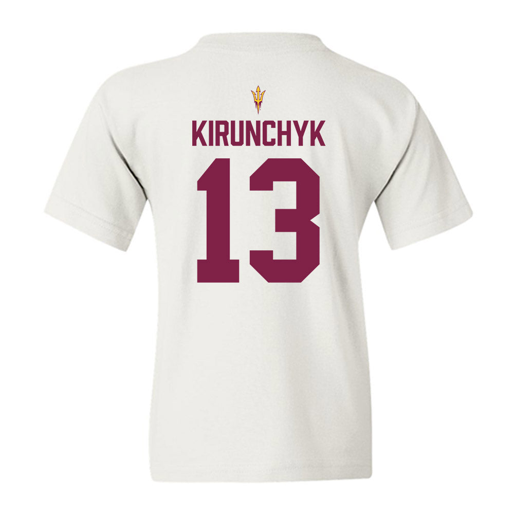 Arizona State - NCAA Beach Volleyball : Ava Kirunchyk - Youth T-Shirt-1