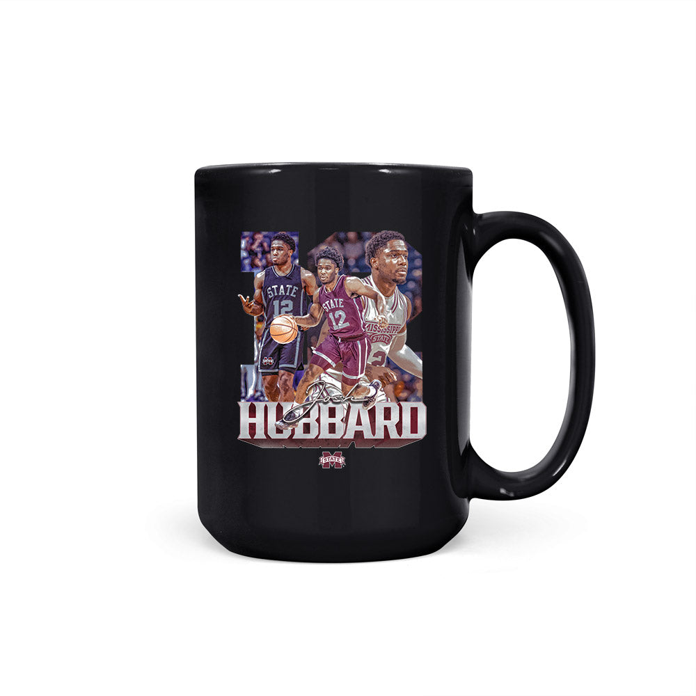 Mississippi State - NCAA Men's Basketball : Josh Hubbard - Player Collage Coffee Mug-0