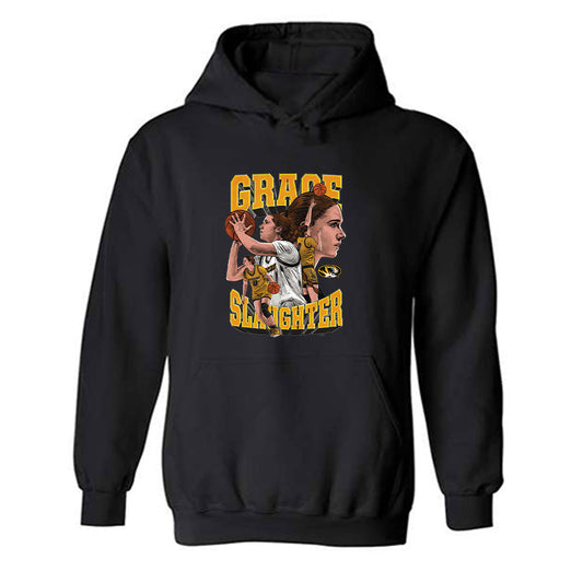 Missouri - NCAA Women's Basketball : Grace Slaughter - Player Collage Hooded Sweatshirt-0