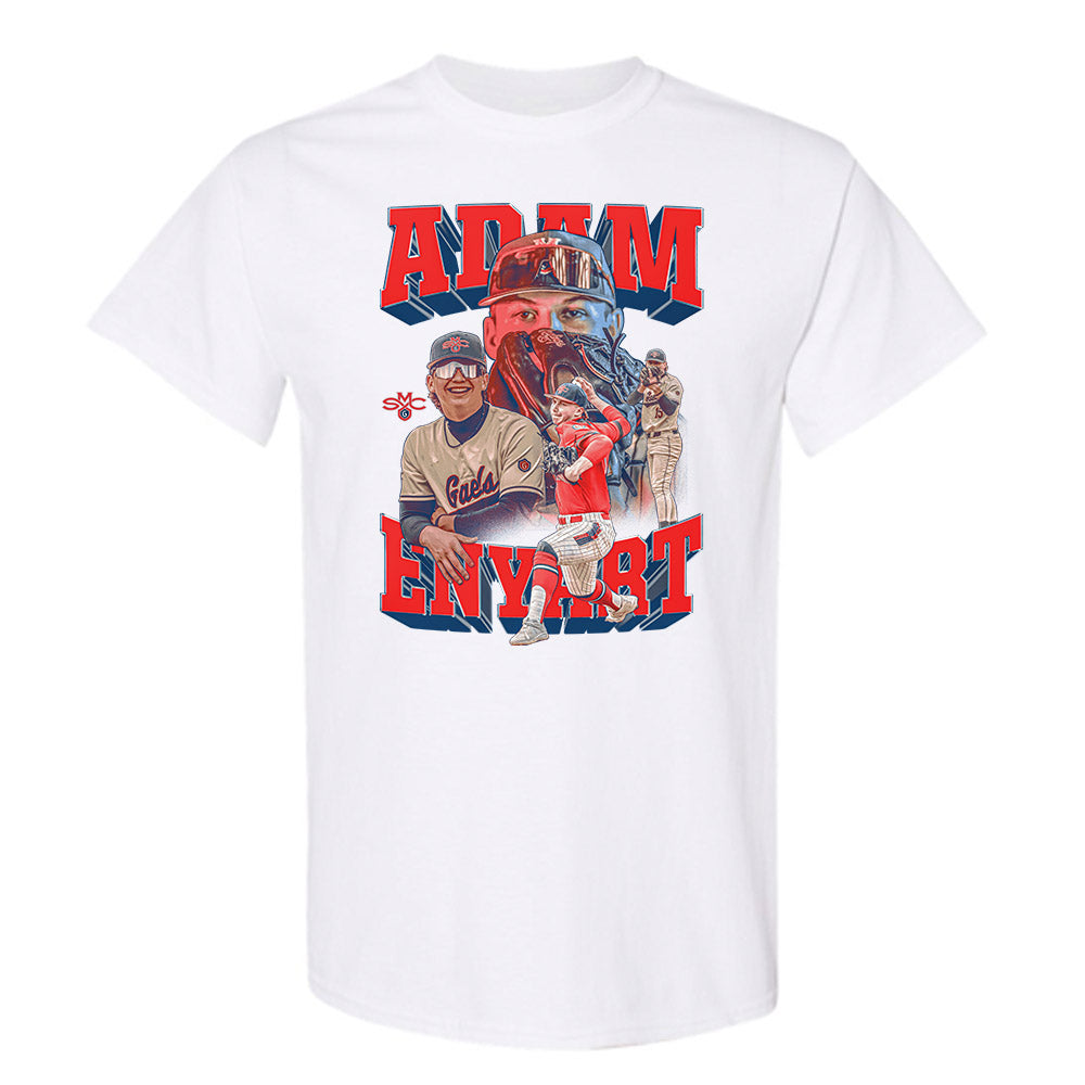 SMC - NCAA Baseball : Adam Enyart - Player Collage T-Shirt-0