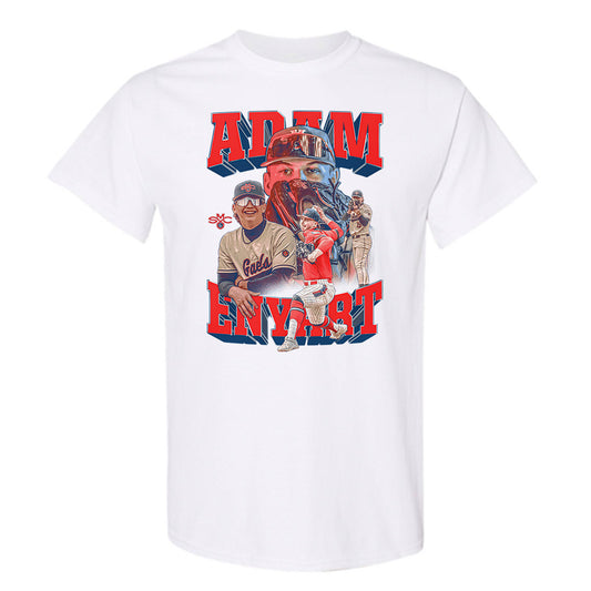 SMC - NCAA Baseball : Adam Enyart - Player Collage T-Shirt-0