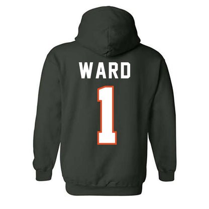 Miami - NCAA Football : Cam Ward - Player Collage Hooded Sweatshirt-1