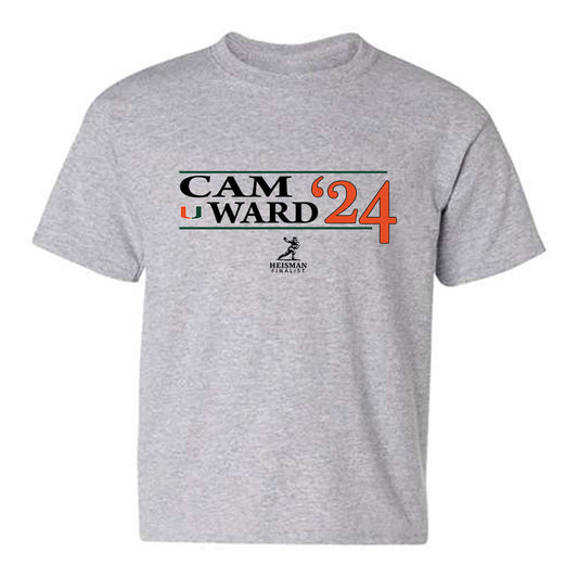 Miami - NCAA Football : Cam Ward - Youth T-Shirt-0