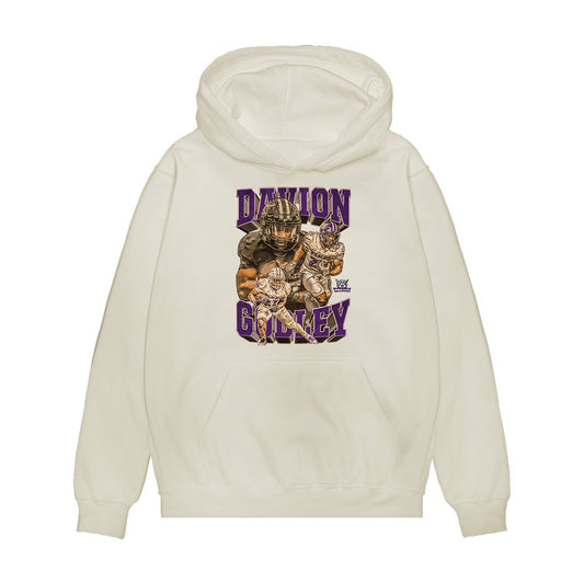 Weber - NCAA Football : Davion Godley - Collage Premium Hooded Sweatshirt-0