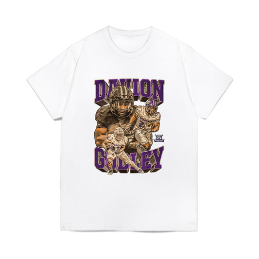 Weber - NCAA Football : Davion Godley - Collage Comfort Colors T-Shirt-0