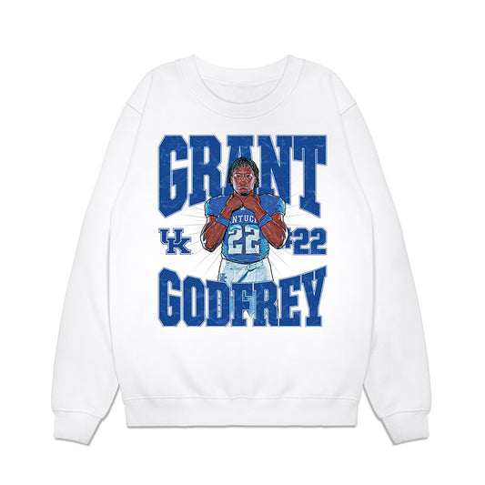Kentucky - NCAA Football : Grant Godfrey - Collage Premium Crewneck Sweatshirt-0