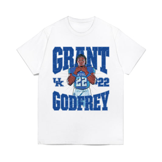 Kentucky - NCAA Football : Grant Godfrey - Collage Comfort Colors T-Shirt-0