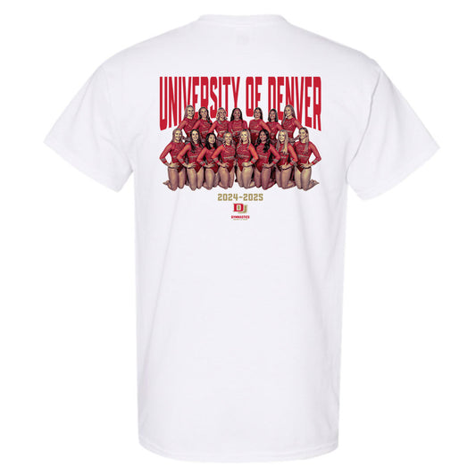 DU - NCAA Women's Gymnastics : - Team Collage T-Shirt-1