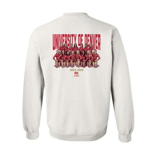 DU - NCAA Women's Gymnastics : - Team Collage Crewneck Sweatshirt-1