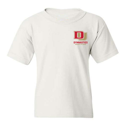 DU - NCAA Women's Gymnastics : - Team Collage Youth T-Shirt-0