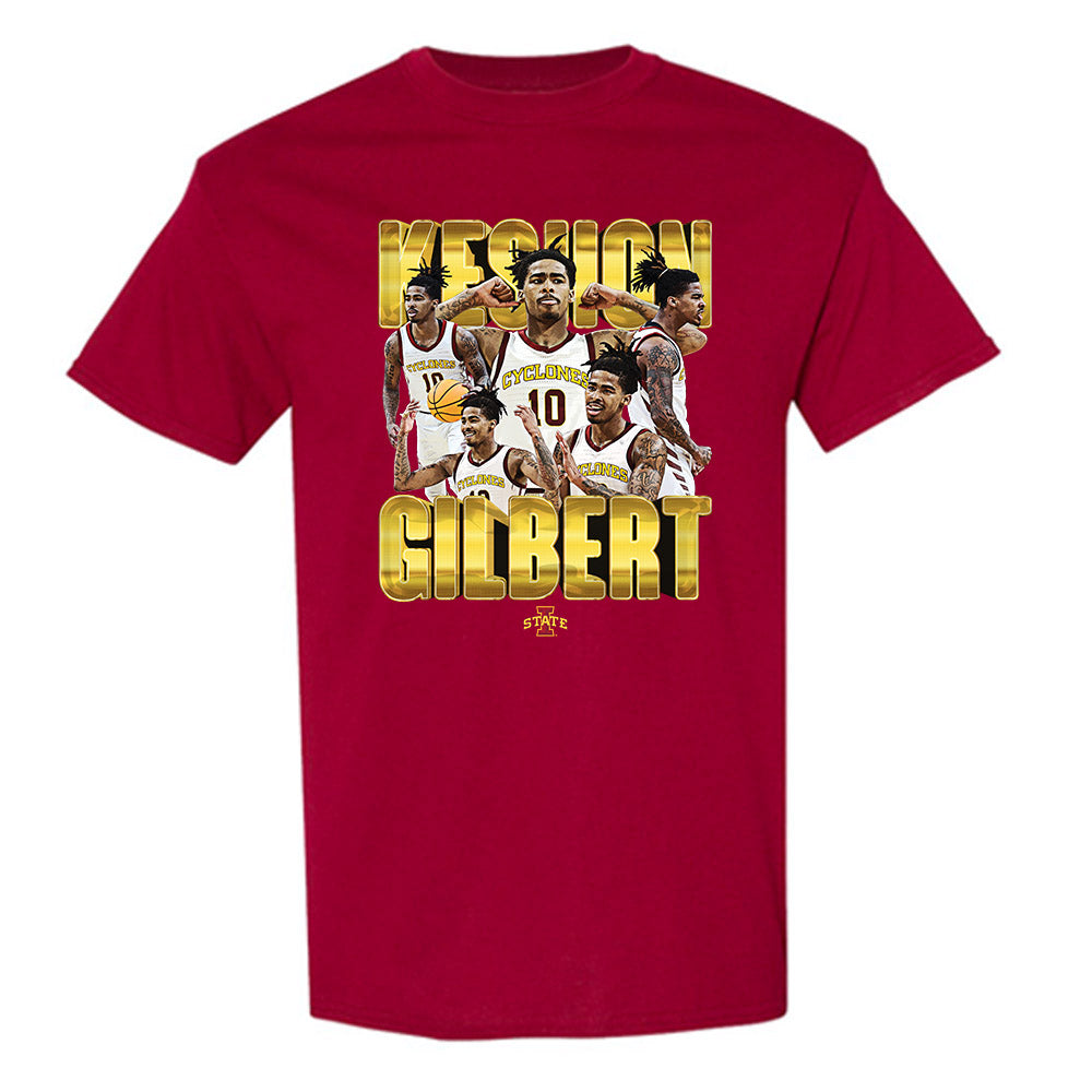 Iowa State - NCAA Men's Basketball : Keshon Gilbert - T-Shirt-0